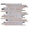 Andova Tiles CHOCOLAT Brick Porcelain Mosaic Wall Tile SAM-ANDCHO313 - alternate 2